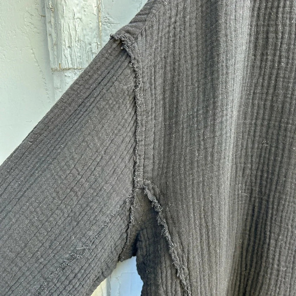 7 for all man kind Gauzy Pullover blouse, Small (fits very large) - Picture 5 of 10